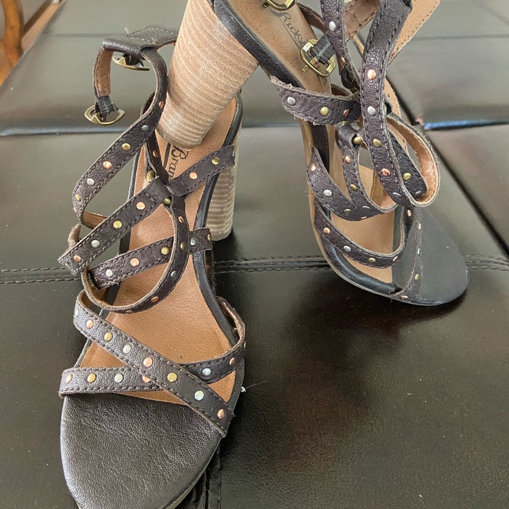 Lucky Brand heels, worn once, in perfect condition